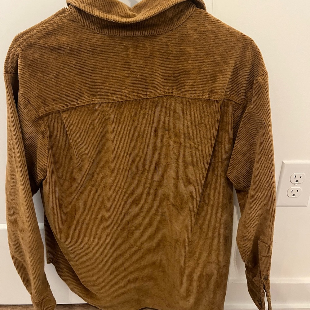 GAP Corduroy Shirt Jacket in Camel - Picture 2 of 3